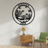 Personnalized Reef Metal Wall Art with Led Lights, Fish Coral Reef Metal Wall Decor, Reef Metal Sign, Aquarium Sign, Fish Lover Gift