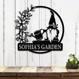 Personalized Garden Gnome Yard Stake, Custom Gnome Gifts, Gnome Metal Art, Yard Decor, Outdoor Lawn Decor, Garden Decor