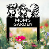 Personalized Garden Gnome Yard Stake, Custom Gnome Gifts, Gnome Metal Art, Yard Decor, Outdoor Lawn Decor, Garden Decor, Front Porch Decor