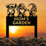 Personalized Garden Gnome Yard Stake, Custom Gnome Gifts, Gnome Metal Art, Yard Decor, Outdoor Lawn Decor, Garden Decor, Front Porch Decor