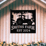 Custom Tractor Driver Metal Wall Art, Tractor, Personalized Farm Tractor Name Sign, Home Decor Farm Truck, Gift For Farmer