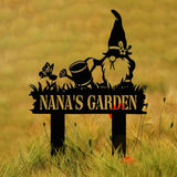 Personalized Garden Gnome Yard Stake, Custom Gnome Gifts, Gnome Metal Art, Yard Decor, Outdoor Lawn Decor, Garden Decor, Front Porch Decor