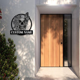 Baby Highland Cow Metal Sign, Custom Highland Cow Wall Art, Personalized Highland Cow Farm Sign, Farmhouse Decor, Ranch Decor, Cow Hanger