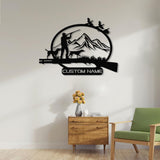 Personalized Pheasant Metal Sign, Custom Pheasant Hunting Name Sign, Wall Decor for Man Cave, Hunter Gift for Dad, Pheasant Decor
