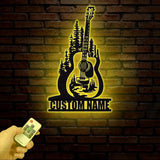 Personalized Headphones Metal Wall Sign, Custom Earphones Metal Art, Decor for Music Lovers, Gifts for Recording Studios, Musical Wall Art