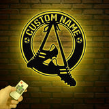 Custom Metal Cow Calf Farm Sign, Personalized Farmhouse Sign, Metal Farm Name Sign, Ranch Sign, Cow and Calf Sign, Barn Gate Plaque