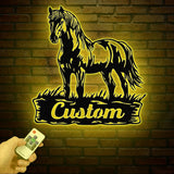 Horse Ranch Sign, Metal Farm Sign, Ranch Sign, Farm Sign, Personalized Farm Sign, Farming Signs, Custom Horse Sign, Gift For Her, Home Decor