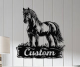 Horse Ranch Sign, Metal Farm Sign, Ranch Sign, Farm Sign, Personalized Farm Sign, Farming Signs, Custom Horse Sign, Gift For Her, Home Decor
