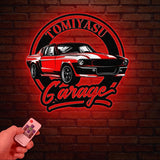 Metal Garden Sign, Personalized Garden Name Stake, Flower Bed Decor, Yard Sign with Stakes, Outdoor Garden Decor, Gift for Grandparents