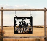 Horse Ranch Sign, Metal Farm Sign, Ranch Sign, Farm Sign, Personalized Farm Sign, Farming Signs, Custom Horse Sign, Gift For Her, Home Decor