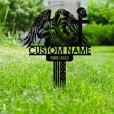 Personalized Welder Memorial Metal Stake, Welding Stake Metal Sign, Custom Welder Loss Gift, Welder Name Sign, Yard Stake, Dad Loss Gift