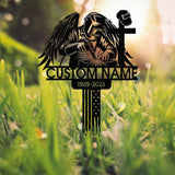 Personalized Welder Memorial Metal Stake, Welding Stake Metal Sign, Custom Welder Loss Gift, Welder Name Sign, Yard Stake, Dad Loss Gift