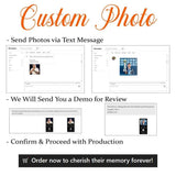 Custom Photo Grave Marker, Temporary Grave Marker With Photo, Outdoor Memorial Plaque, Sympathy Plaque, Remembrance Plaque