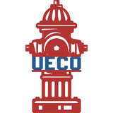 Custom Personalized Red Fire Hydrant Metal Wall Art LED Light