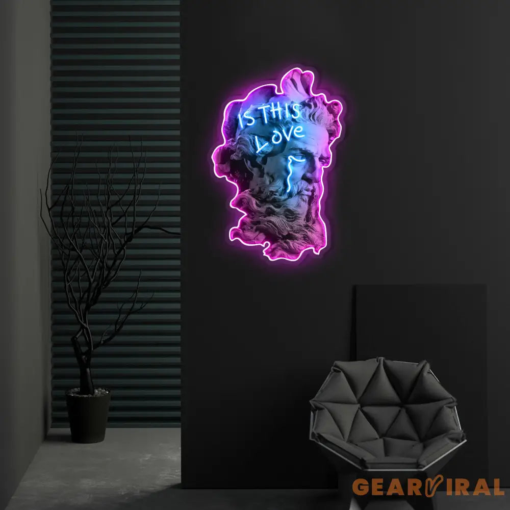 ’Is This Love?’ Neon x Acrylic Artwork