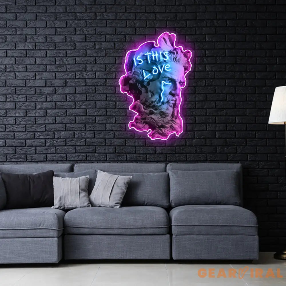 ’Is This Love?’ Neon x Acrylic Artwork