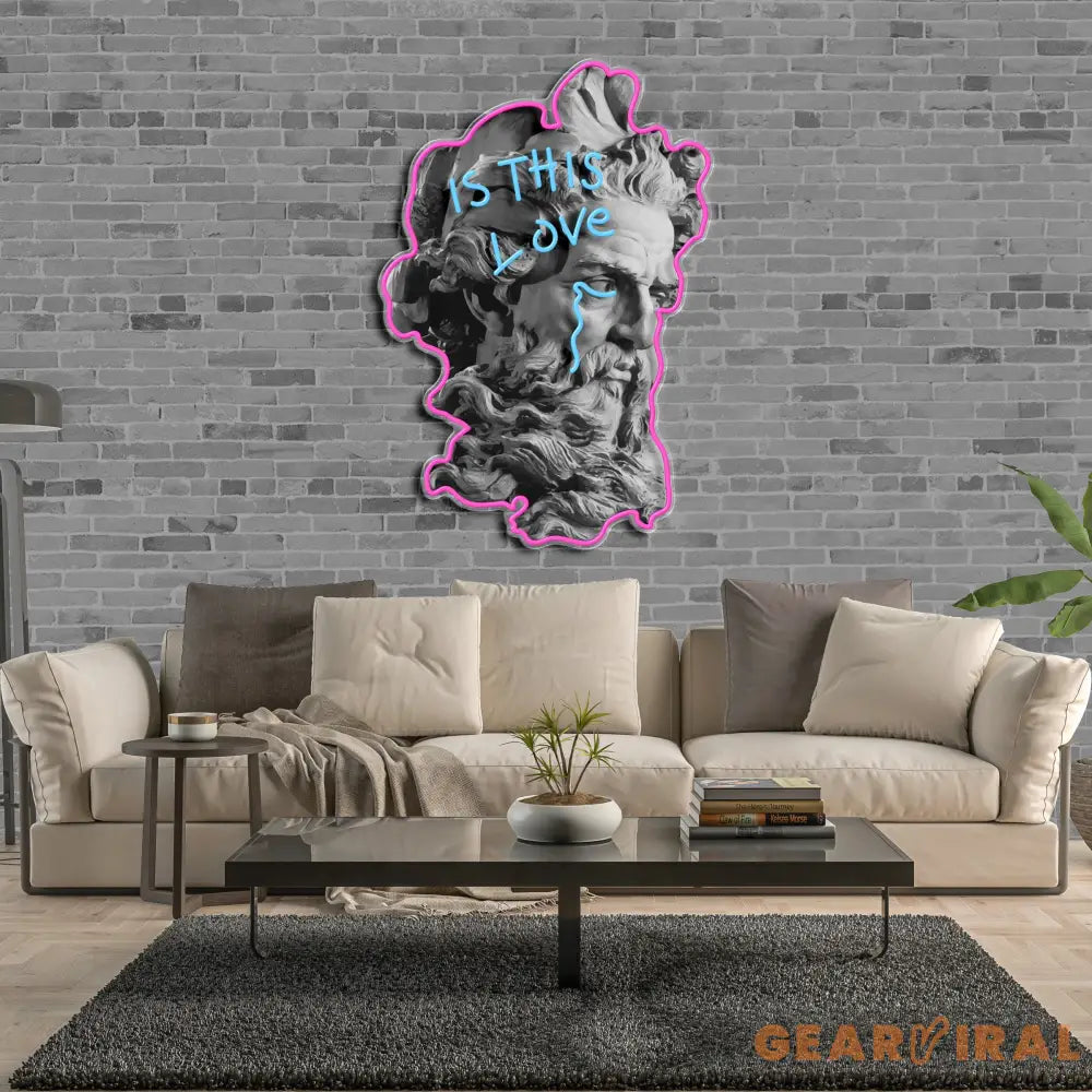 ’Is This Love?’ Neon x Acrylic Artwork