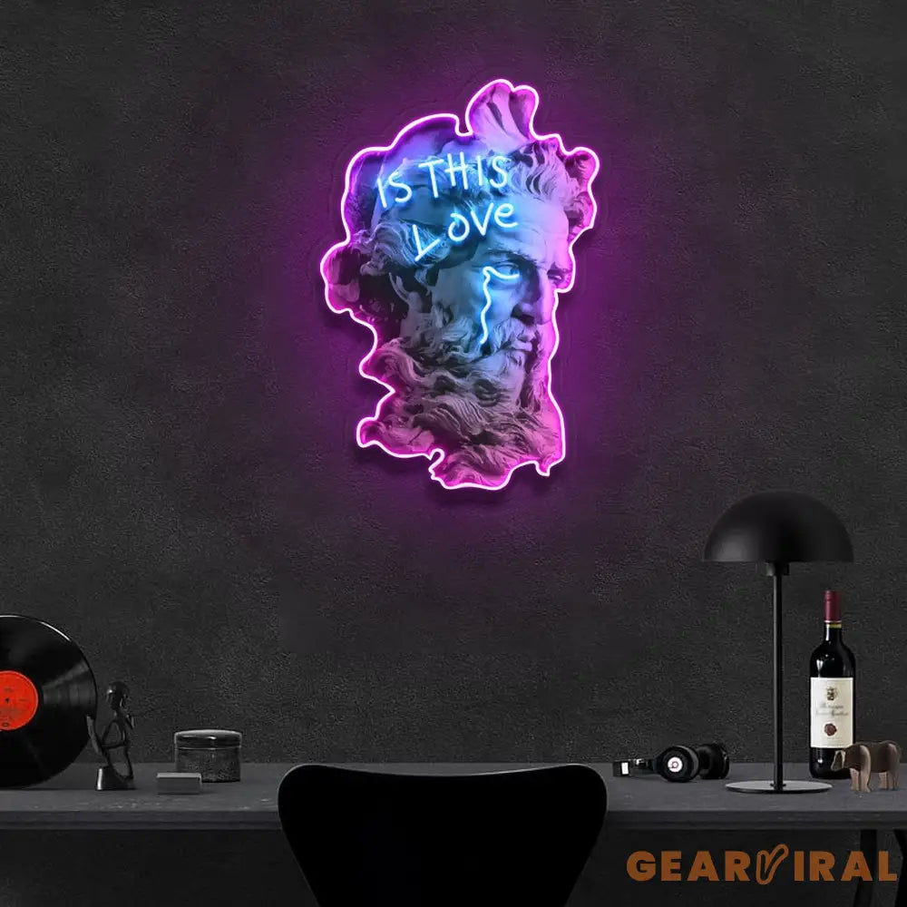 ’Is This Love?’ Neon x Acrylic Artwork