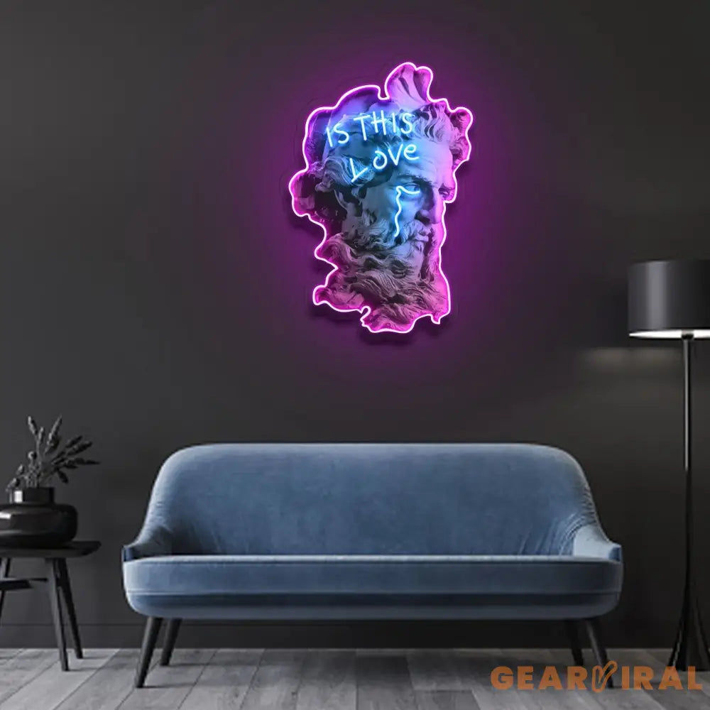 ’Is This Love?’ Neon x Acrylic Artwork