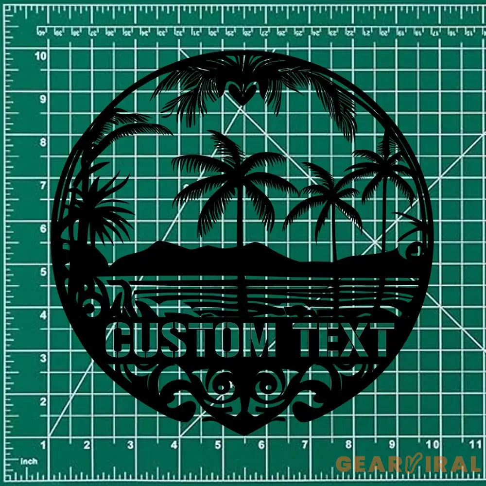 Island Dreams Metal Wall Art Housewarming Gif Personalize Metal Sign Island Metal Decor,Housewarming Island Wall art