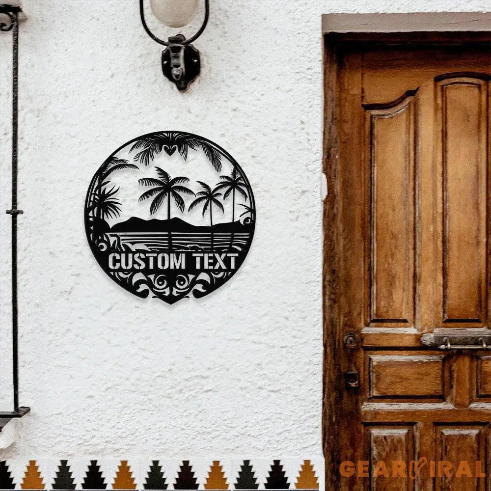 Island Dreams Metal Wall Art Housewarming Gif Personalize Metal Sign Island Metal Decor,Housewarming Island Wall art