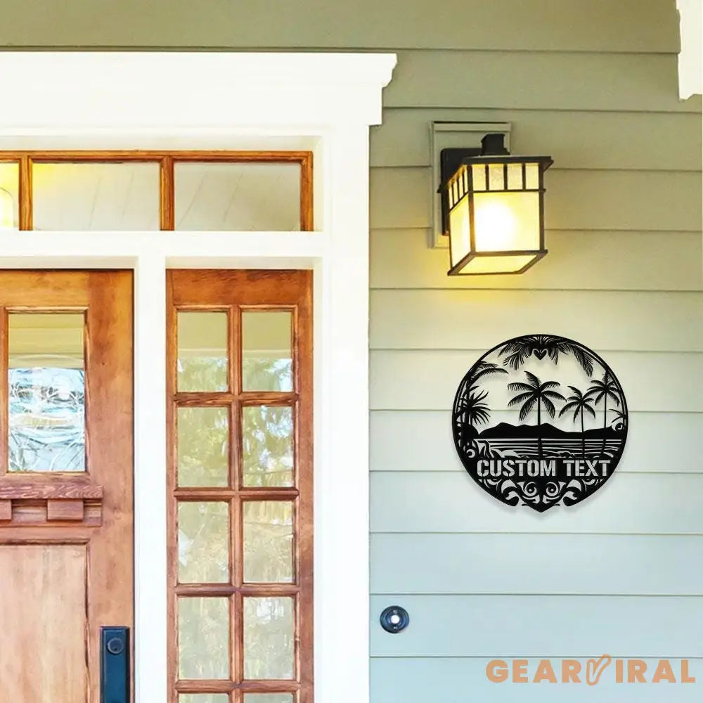 Island Dreams Metal Wall Art Housewarming Gif Personalize Metal Sign Island Metal Decor,Housewarming Island Wall art