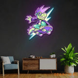 IT’S OKAY TO BE RAD Neon Sign x Acrylic Artwork