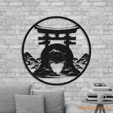 Japanese Metal Wall Art Bonsai Tree Metal Art Cherry Blossom Tree Metal Wall Art Japanese Inspired Metal Art Work