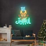 Joyful Deer Christmas Neon Sign
