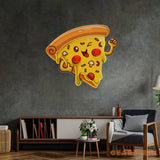 Joyful Pizza Led Neon Acrylic Artwork