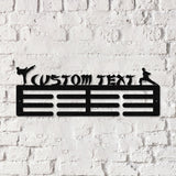 Karate Male Custom Name Medal Hanger Monogram - 12 Rungs for medals & Ribbons, Medal Display, Sports Medals, Kids Room Sports Decor, Karate