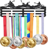 Kayaking Medal Display Rack for Water Sports Medal Display Holder Male Iron Wall Mounted Hooks for 40+ Awards Sports