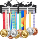 Kayaking Medal Display Rack for Water Sports Medal Display Holder Male Iron Wall Mounted Hooks for 40+ Awards Sports Ribbon Holder Display Wall Hanging Athlete Gift | GearViral