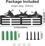 Kayaking Medal Display Rack for Water Sports Medal Display Holder Male Iron Wall Mounted Hooks for 40+ Awards Sports Ribbon Holder Display Wall Hanging Athlete Gift | GearViral
