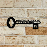 Key Custom Address Number Metal LED Sign, Personalized Family Name Metal Sign, Family Wall Decor, Personalized Wall Art, Housewarming Gift