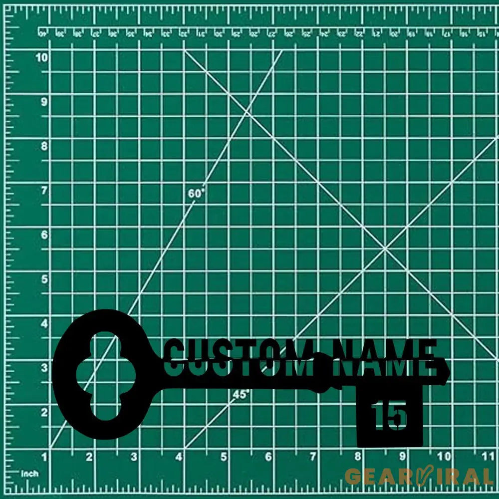 Key Custom Address Number Metal LED Sign Personalized Family Name Metal Sign Family Wall Decor Personalized Wall Art