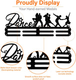 Latin Dance Medal Display Rack for Double Dance Medal Display Holder Male Iron Wall Mounted Hooks for 40+ Awards Sports Ribbon Holder Display Wall Hanging Dancers Gift | GearViral