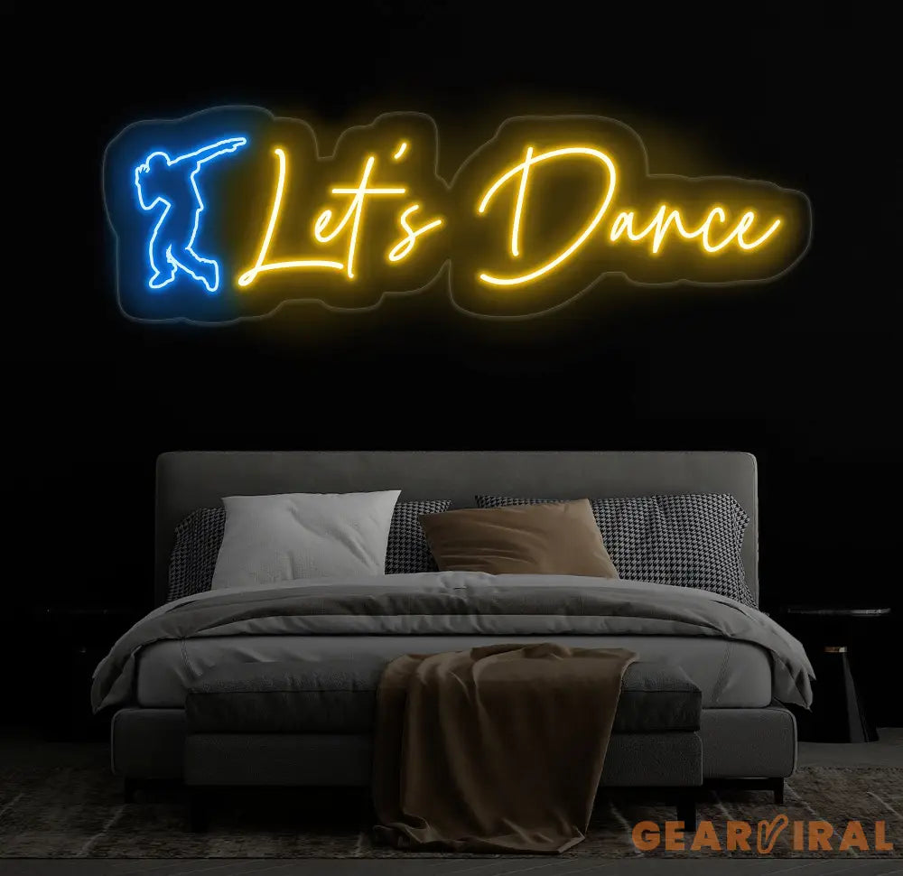 Let’s Dance Customized Neon Sign - Personalized Name Neon Light Room Decor Birthday Gift Custom Home Decor Party