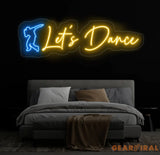 Let’s Dance Customized Neon Sign - Personalized Name Neon Light Room Decor Birthday Gift Custom Home Decor Party
