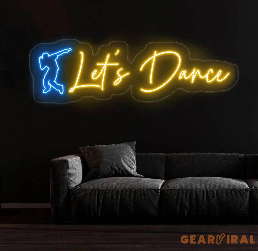Let’s Dance Customized Neon Sign - Personalized Name Neon Light Room Decor Birthday Gift Custom Home Decor Party