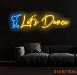 Let’s Dance Customized Neon Sign - Personalized Name Neon Light Room Decor Birthday Gift Custom Home Decor Party
