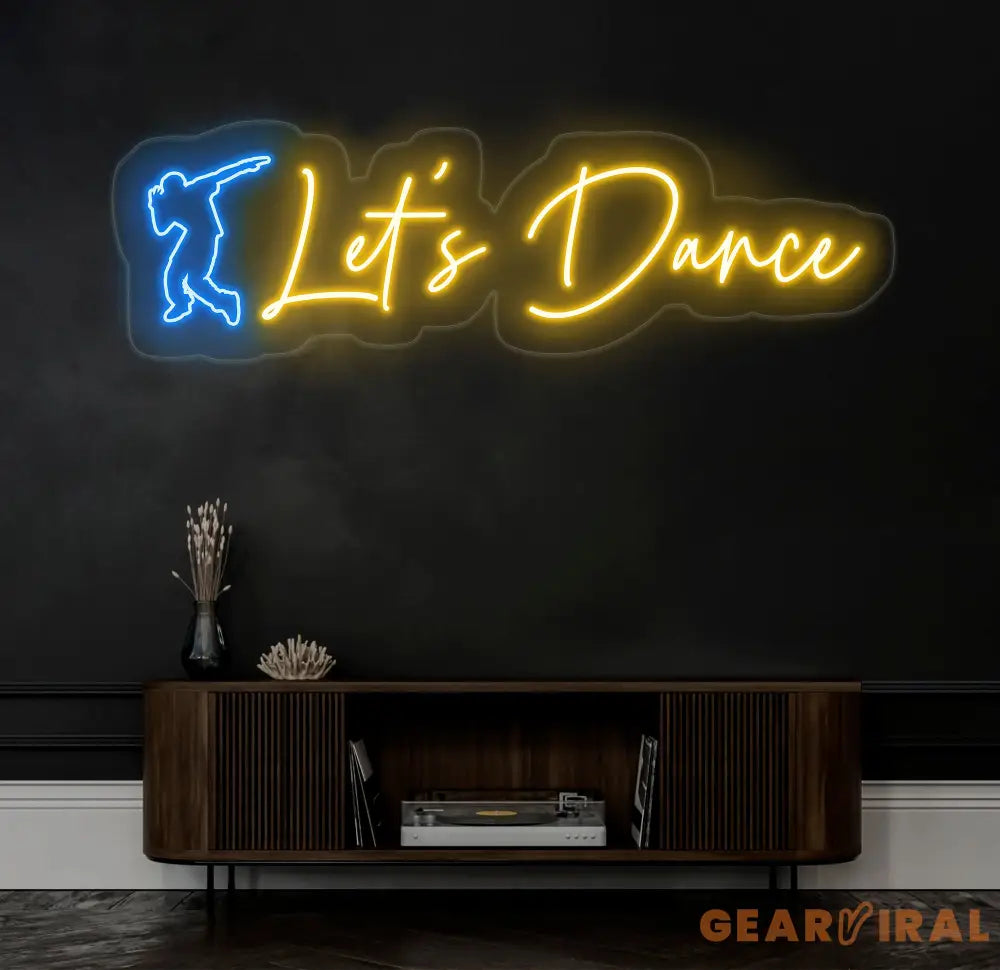 Let’s Dance Customized Neon Sign - Personalized Name Neon Light Room Decor Birthday Gift Custom Home Decor Party