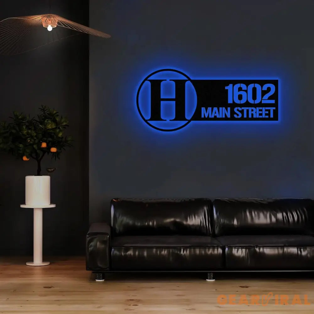 Letter Custom Address Sign - Custom Sign - Outdoor Metal Sign - House Numbers Modern Address Sign Free shipping Metal