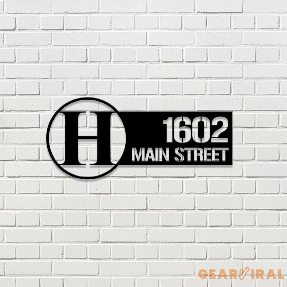 Letter Custom Address Sign - Custom Sign - Outdoor Metal Sign - House Numbers Modern Address Sign Free shipping Metal