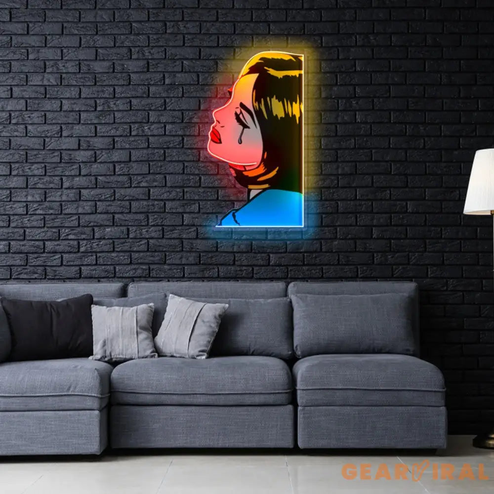 ’Life is Tragic’ Neon x Acrylic Artwork