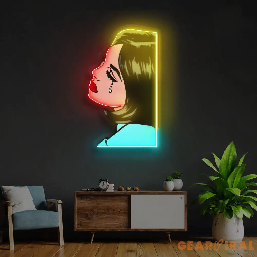 ’Life is Tragic’ Neon x Acrylic Artwork