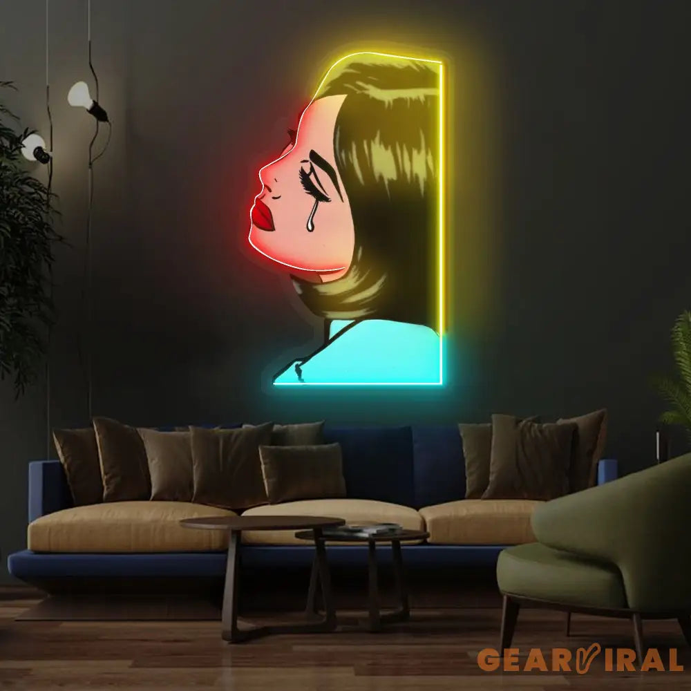 ’Life is Tragic’ Neon x Acrylic Artwork