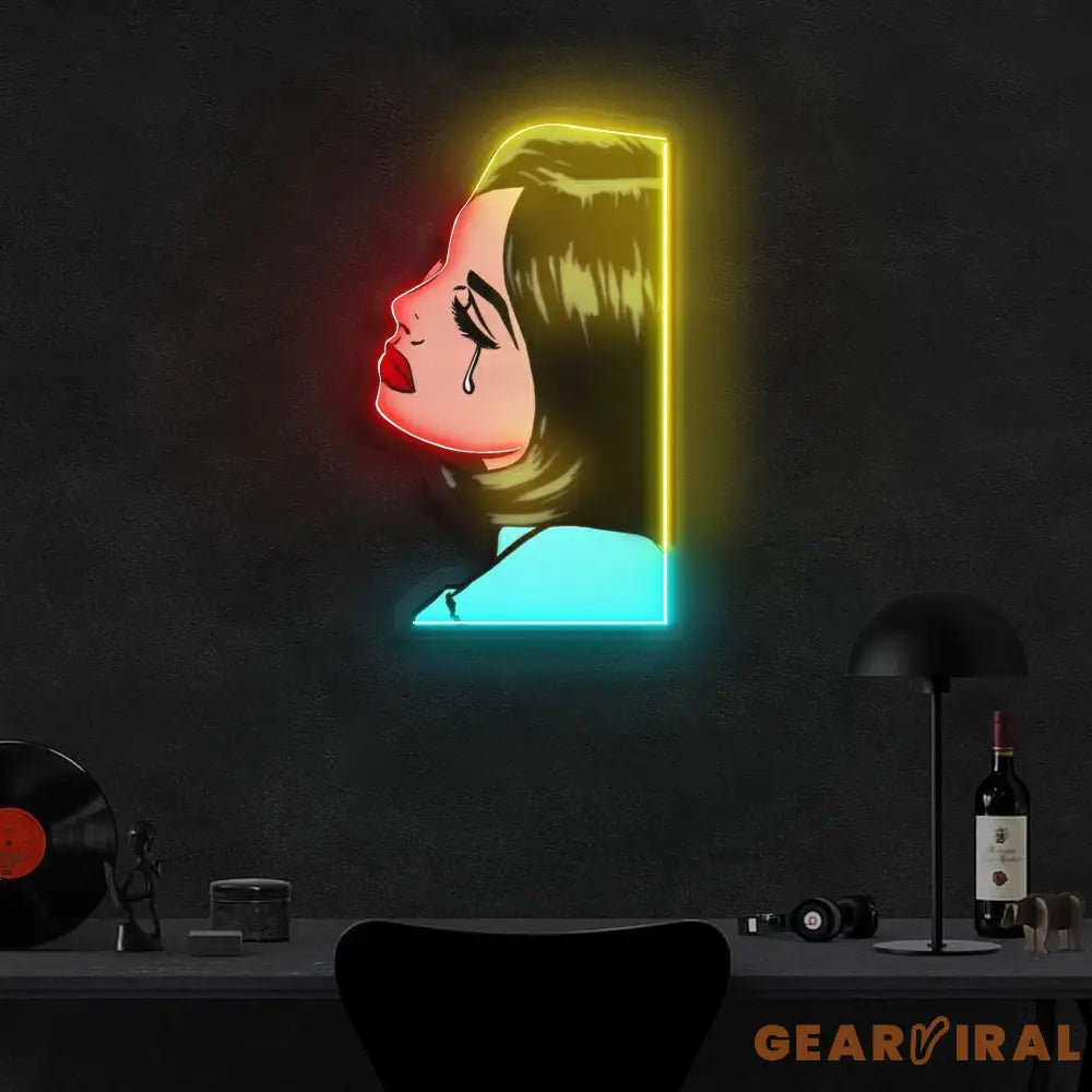 ’Life is Tragic’ Neon x Acrylic Artwork