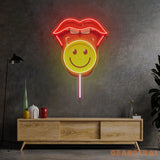 Lip Lolipop LED Neon Sign Light Pop Art