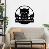 Little Monster Metal LED Sign Personalized Family Led Sign Outdoor Door Sign Personalized Cat Wall Art Gift for
